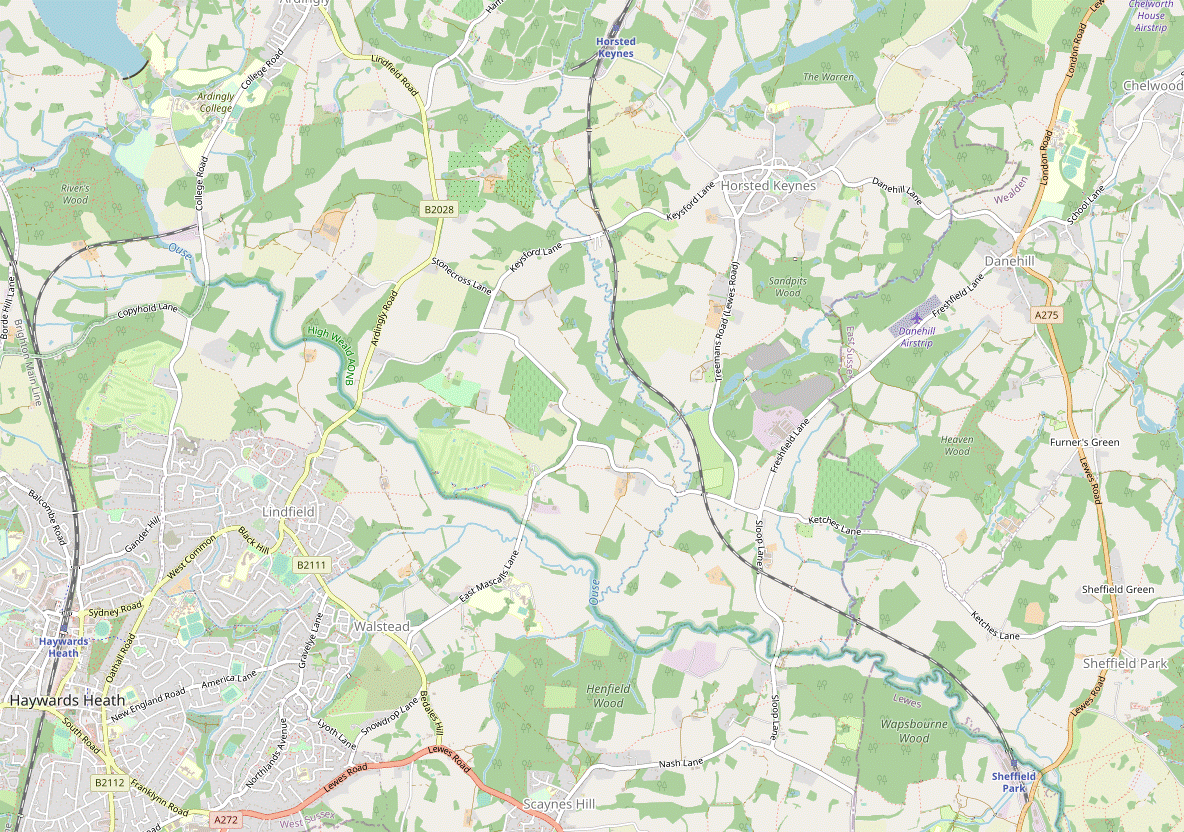 Walk Map: Haywards Heath Circular